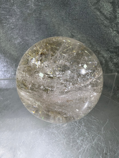 Rutile Quartz Sphere. 54mm. Gorgeous Golden Rutilated Quartz. Stunning Display Sphere