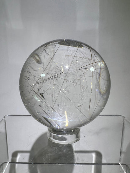 Rutile Quartz Sphere. High Quality Golden Rutilated Quartz. Stunning Display Sphere