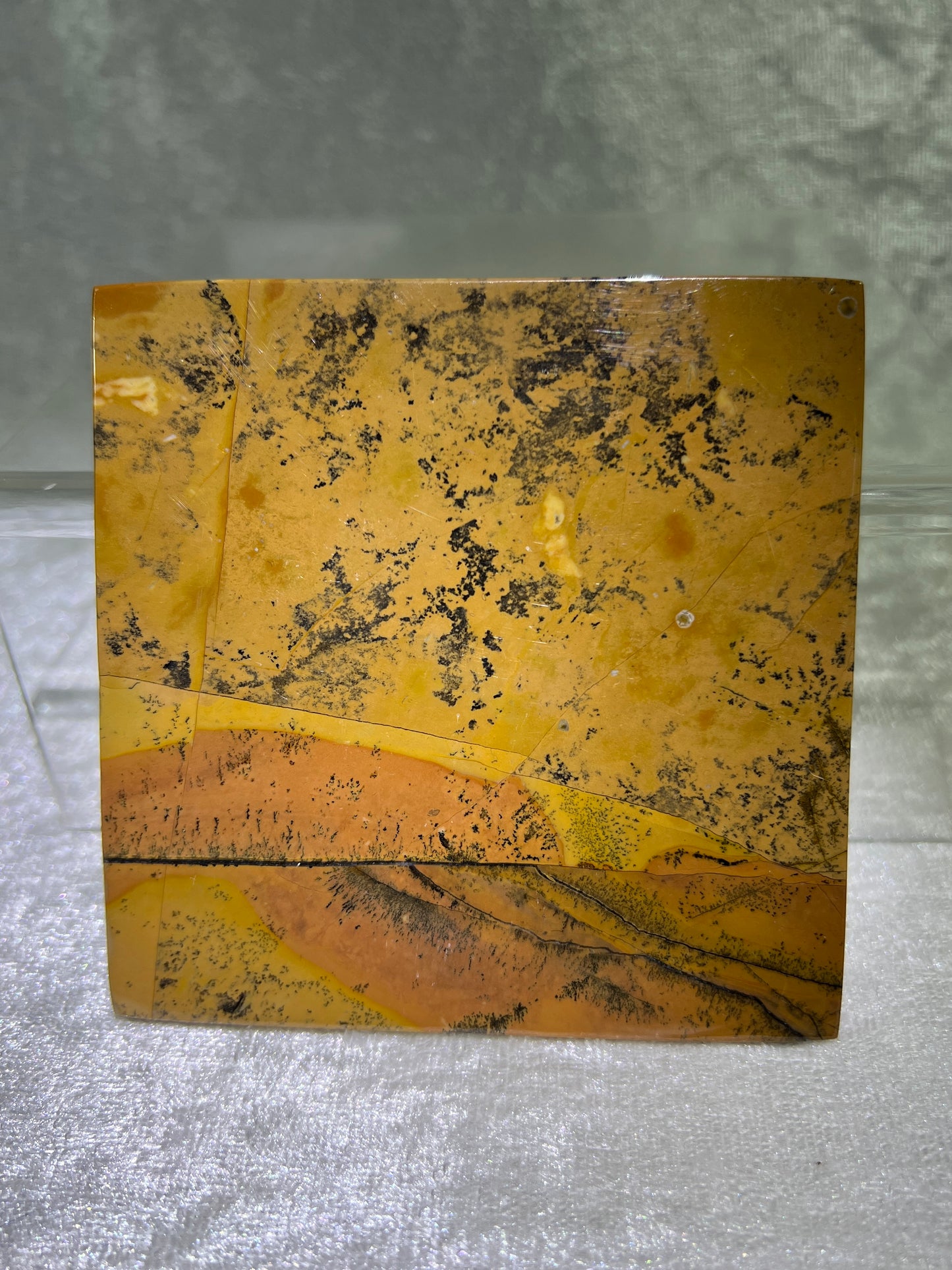 Picture Jasper Set Of 4 Coasters. Stunning Crystal Coasters. Practical And Beautiful!