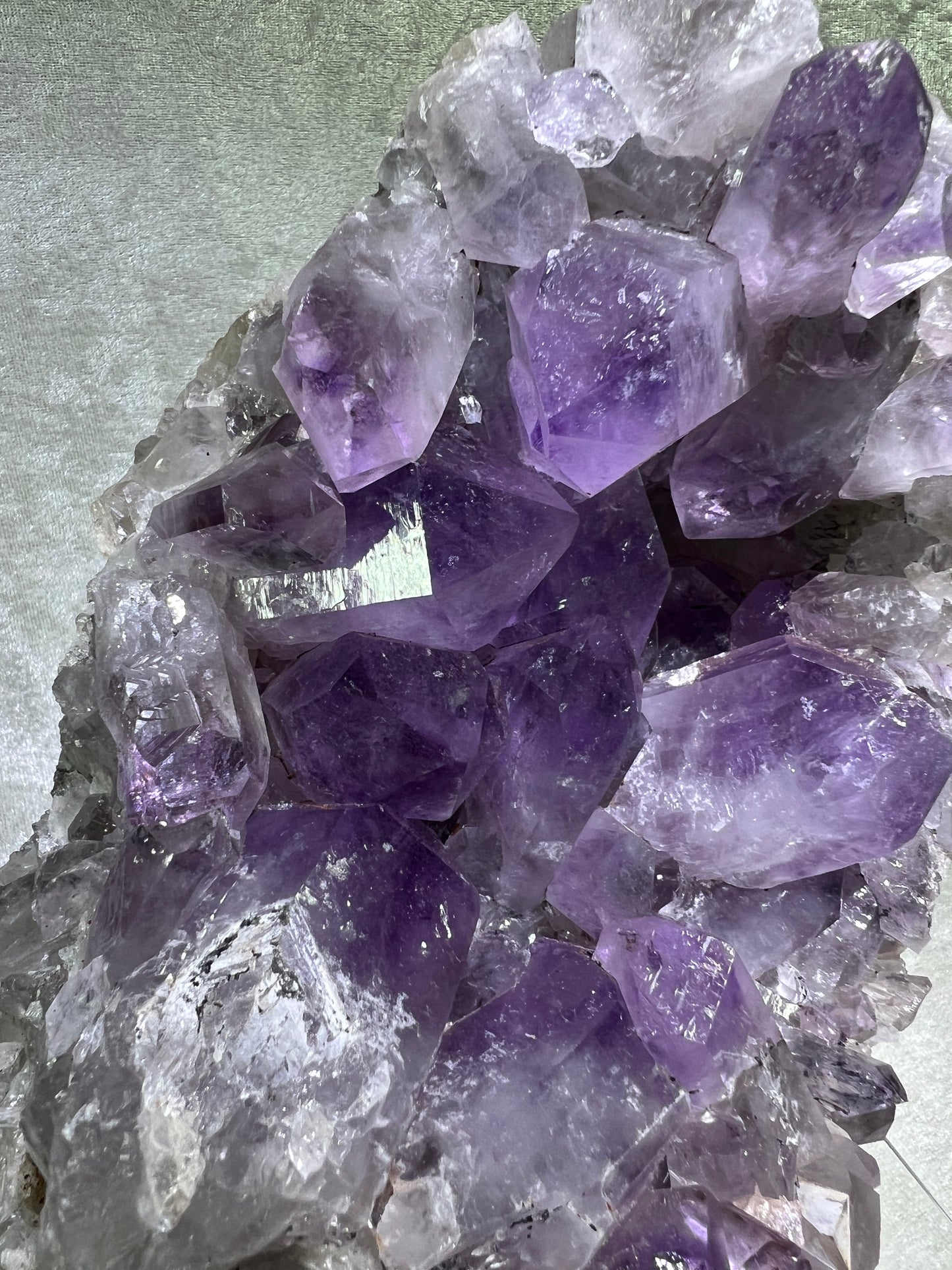 Jacaranda Amethyst Cluster. XL Amethyst Specimen From Zambia. High Quality Display Crystal.