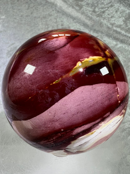 Mookaite Crystal Sphere. 76mm. Amazing Colors And Patterns. High Quality Collectors Sphere.