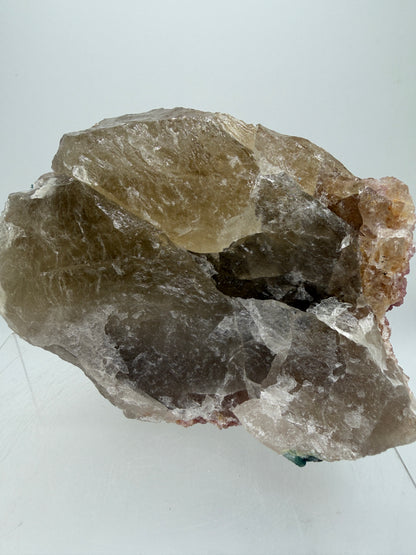 Pink Botryoidal Lepidolite And Tourmaline On A Citrine Matrix. Very Rare High Quality Specimen From Brazil. Gorgeous Large Pink Grape Agate