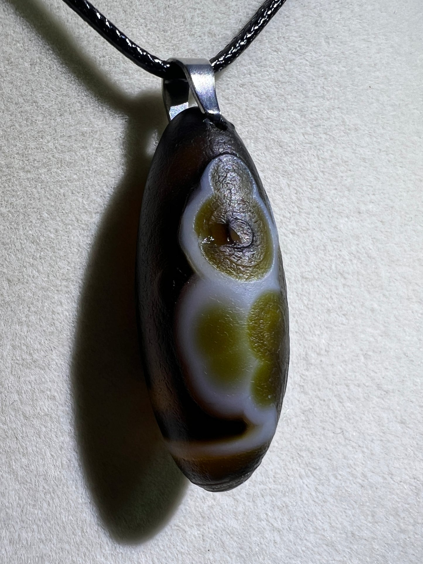 Gobi Agate Pendant. Colorful Gobi Desert Agate. World Famous Rare Botryoidal Chalcedony. Very Unique Crystal Necklace!