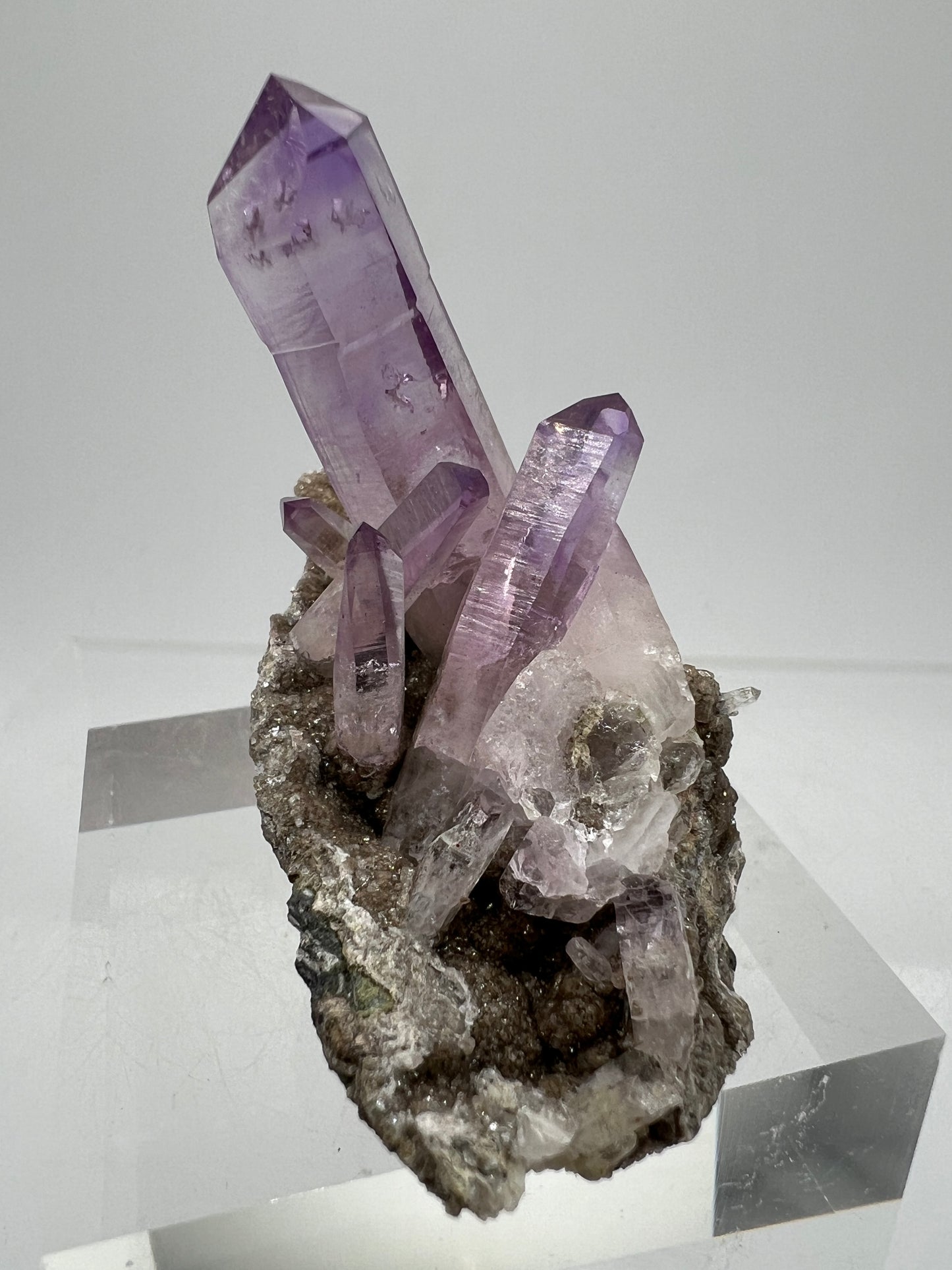 Veracruz Amethyst Display Cluster. Gorgeous Deep Purple High Quality Specimen. World Famous Rare Amethyst