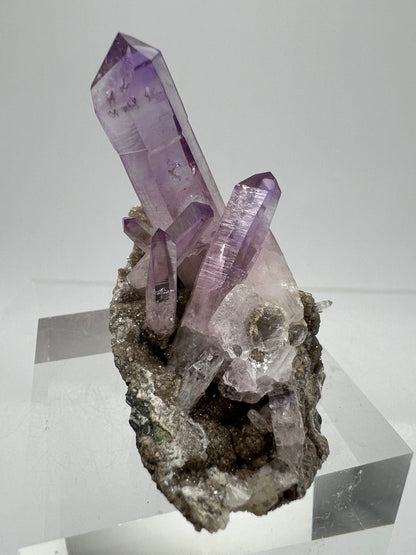 Veracruz Amethyst Display Cluster. Gorgeous Deep Purple High Quality Specimen. World Famous Rare Amethyst