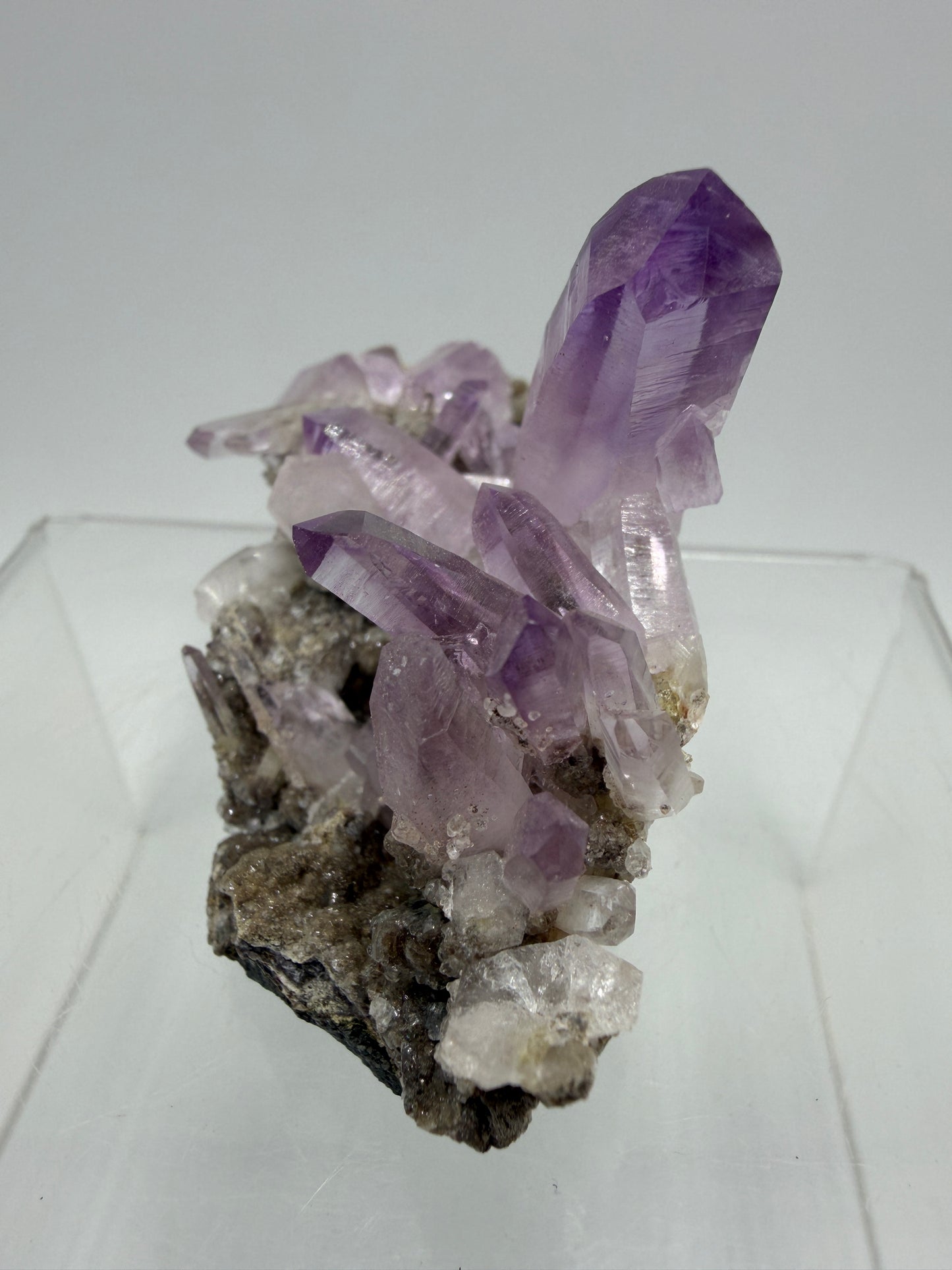 Veracruz Amethyst Display Cluster. Gorgeous Deep Purple High Quality Specimen. World Famous Rare Amethyst