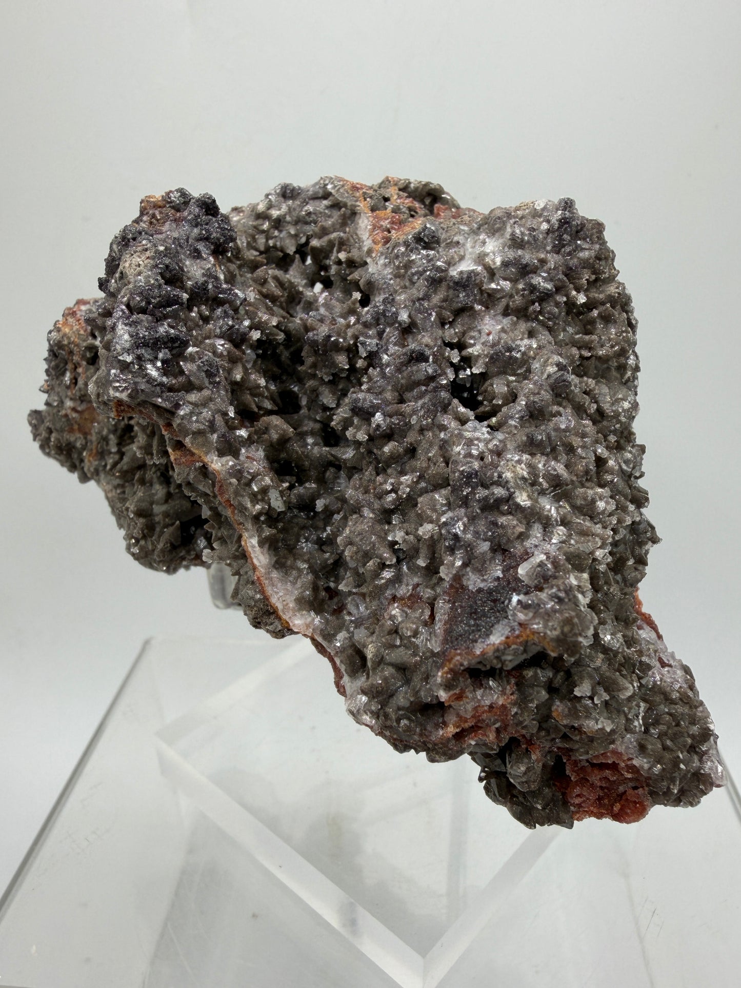 Dogtooth Calcite Specimen. Gorgeous High Quality Mineral From Mexico. Amazing Rare Colors And Clusters