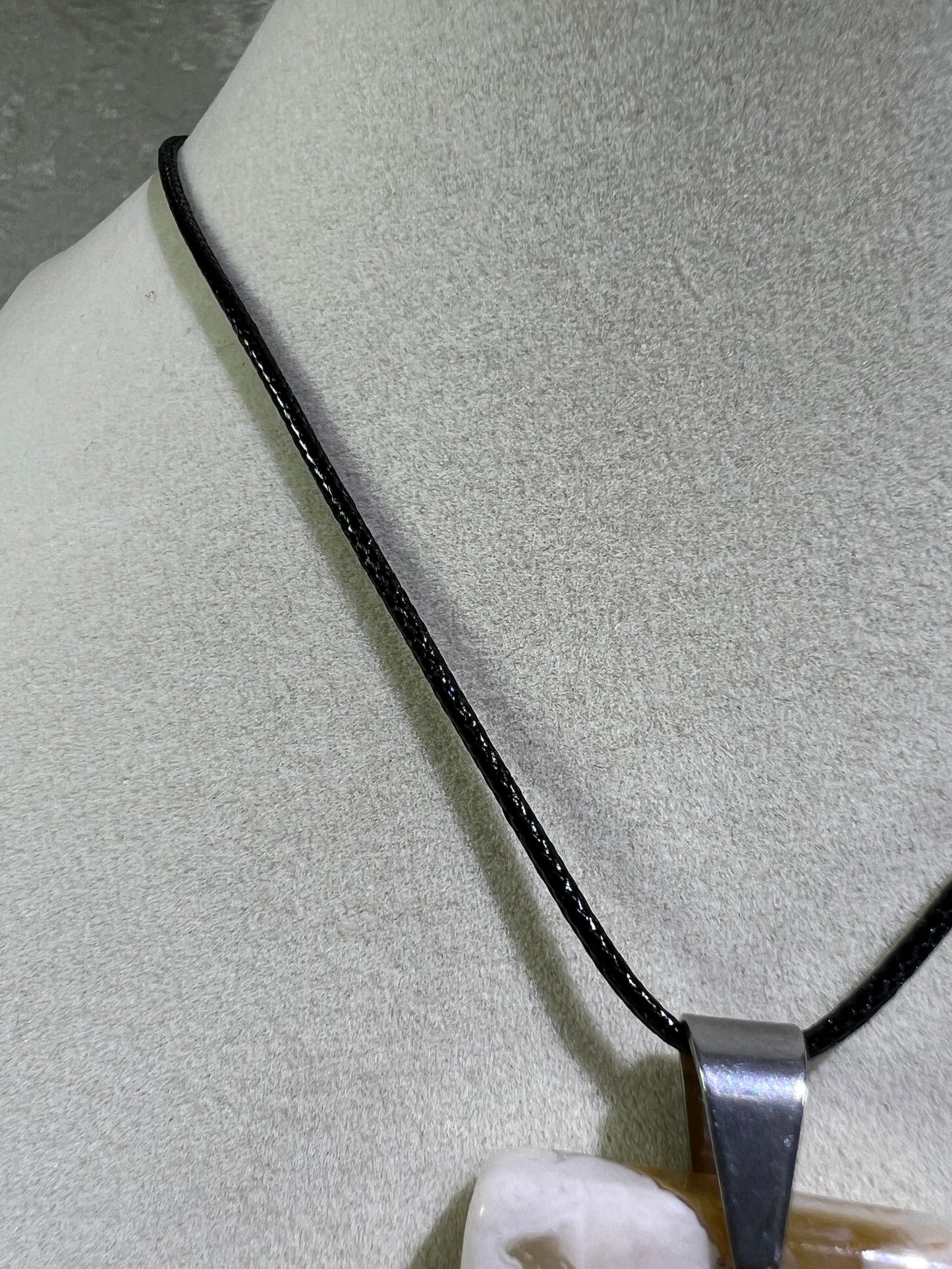 Flower Agate Rectangle Pendant. Lovely Agate Pendant From Madagascar. High Quality Crystal Jewelry