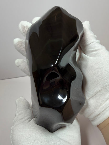 Rainbow Obsidian Freeform. Gorgeous One Of A Kind Display Crystal. Very High Quality Crystal.