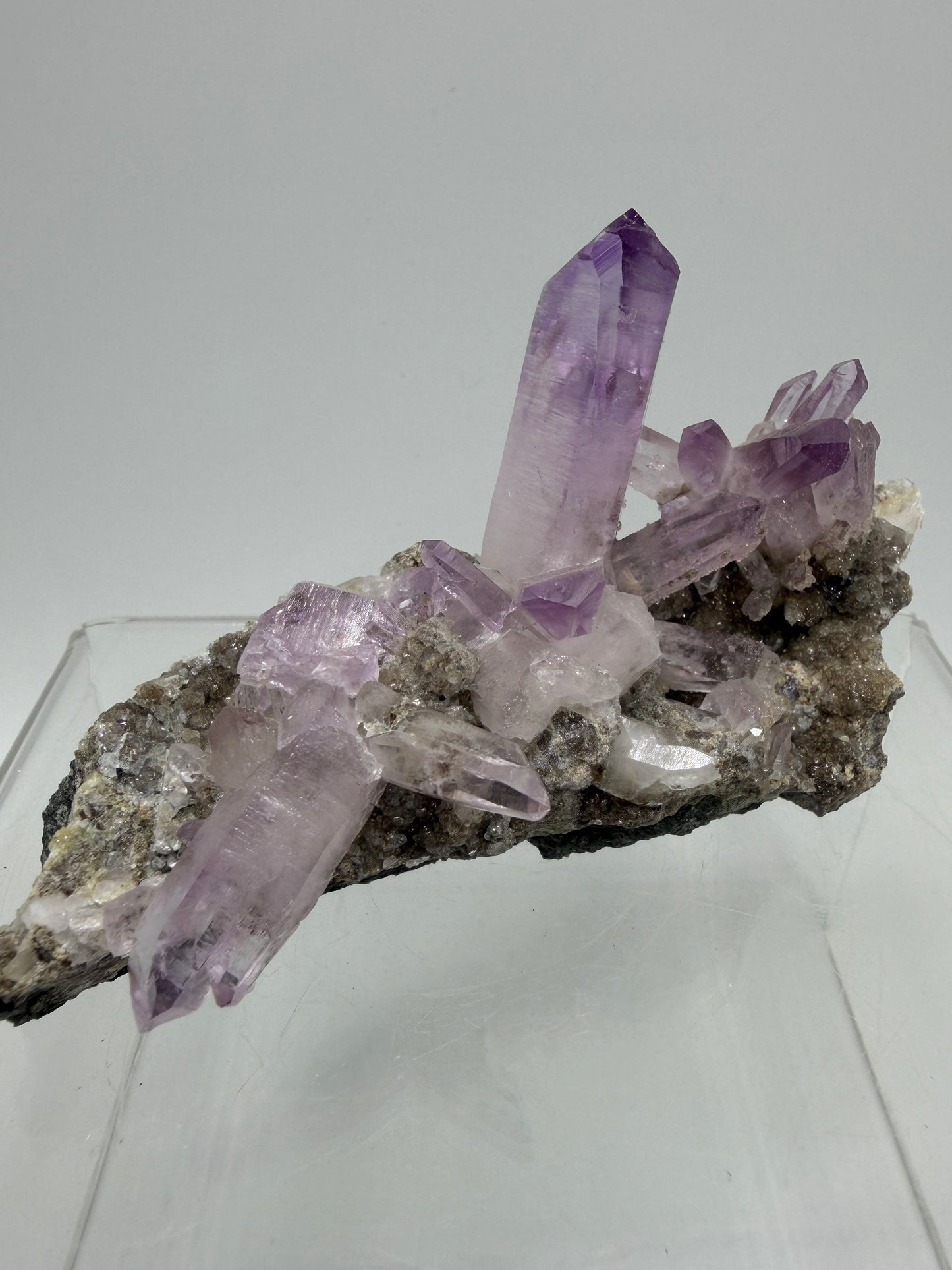 Veracruz Amethyst Display Cluster. Gorgeous Deep Purple High Quality Specimen. World Famous Rare Amethyst