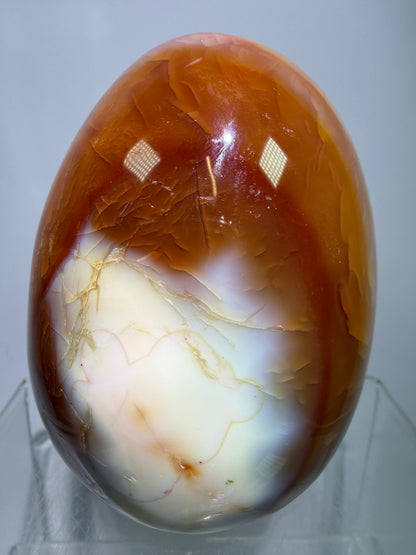 Carnelian Polished Freeform. Stunning Agate From Madagascar. Amazing Colors On This High Quality Crystal
