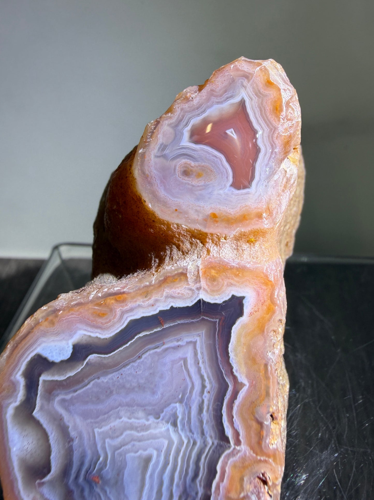 Sashe River Agate Freeform. Incredible Semi Polished Freeform From Zimbabwe. High Quality Rare Display Crystal