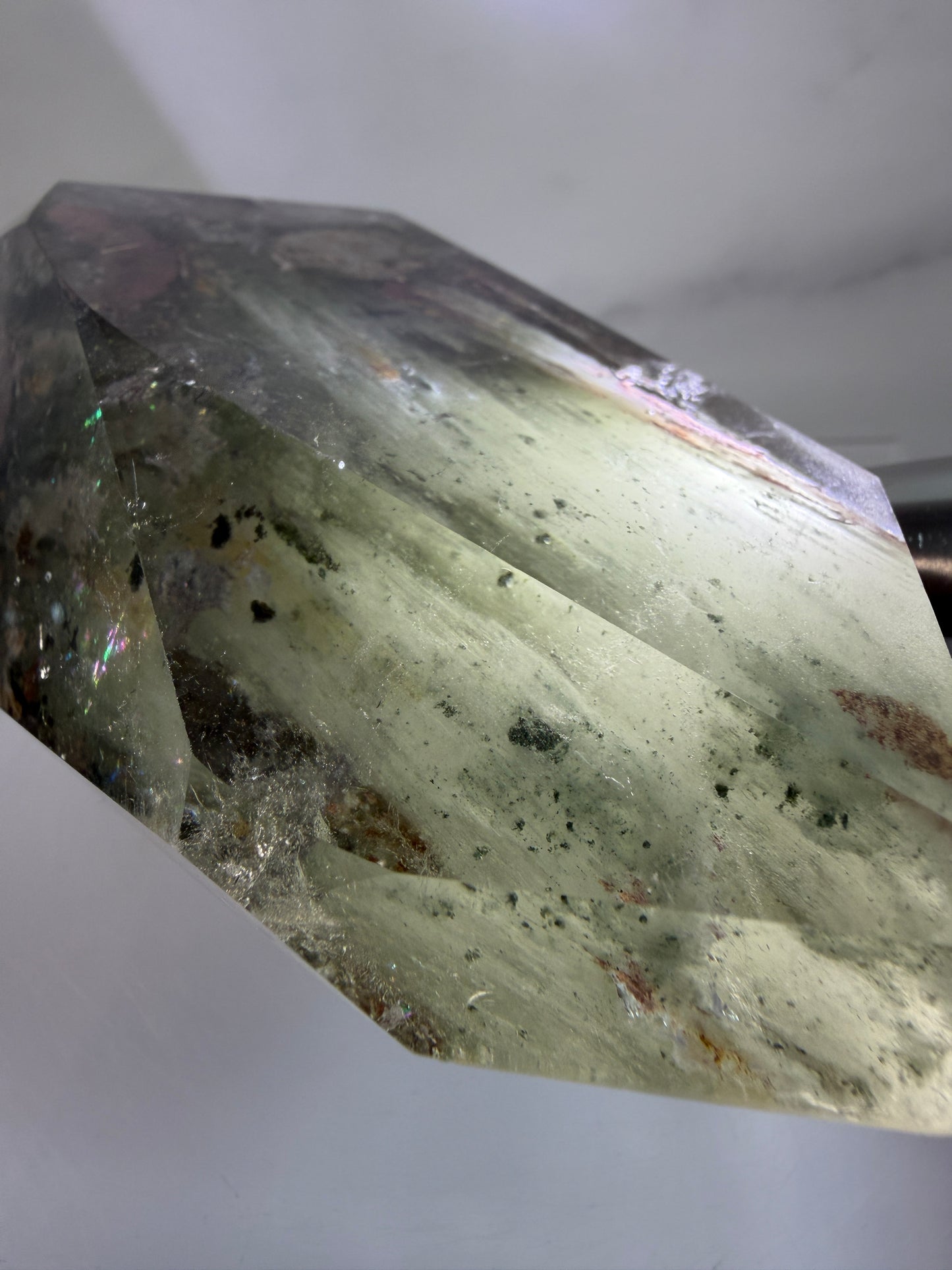 Garden Quartz Polished Freeform. Extra Large Four Seasons Landscape. High Quality Crystal. Very Full And Colorful.