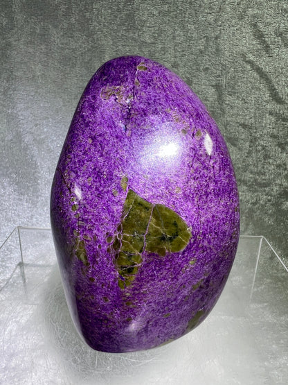 Stichtite In Serpentine Polished Freeform. Gorgeous High Quality Display Crystal. Amazing Atlantisite Freeform.