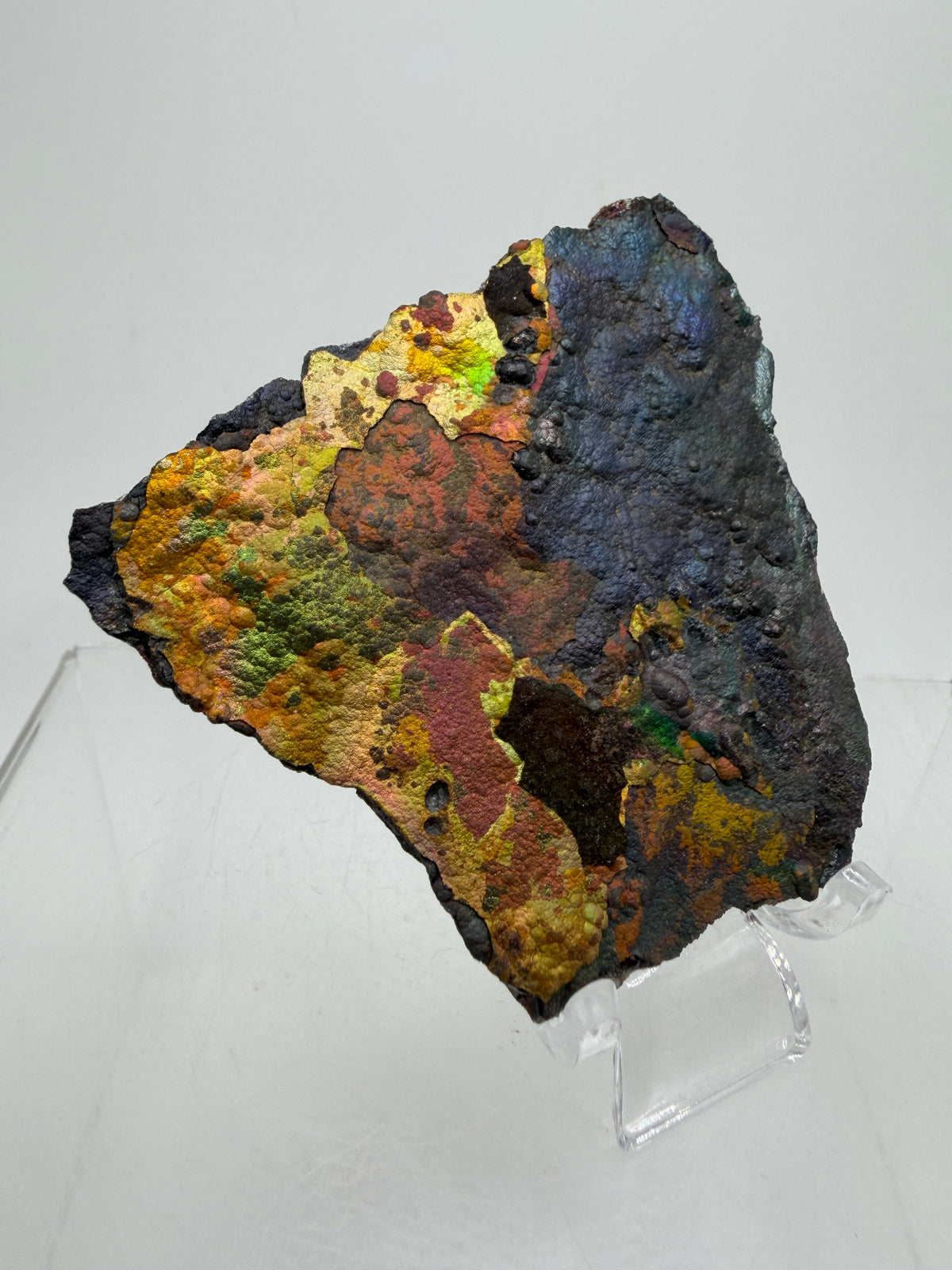 Turgite From Chihuahua, Mexico. Stunning Iridescent Rainbow Flash. Amazing Hematite Goethite Mineral Specimen.