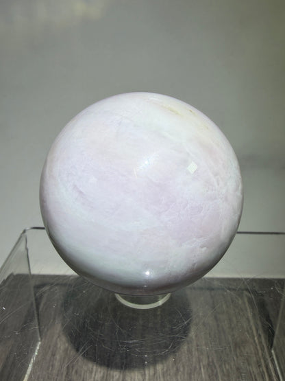 Kunzite Crystal Sphere. 50mm. Gorgeous Display Sphere. Beautiful Flash And UV Reactive