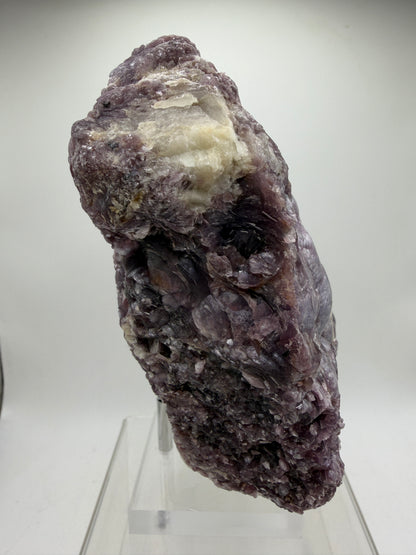 Botryoidal Lepidolite Specimen. Large Very Rare Mineral Cluster From Brazil. Lots Of Flash And Crystallization. Beautiful Color Contrasts.