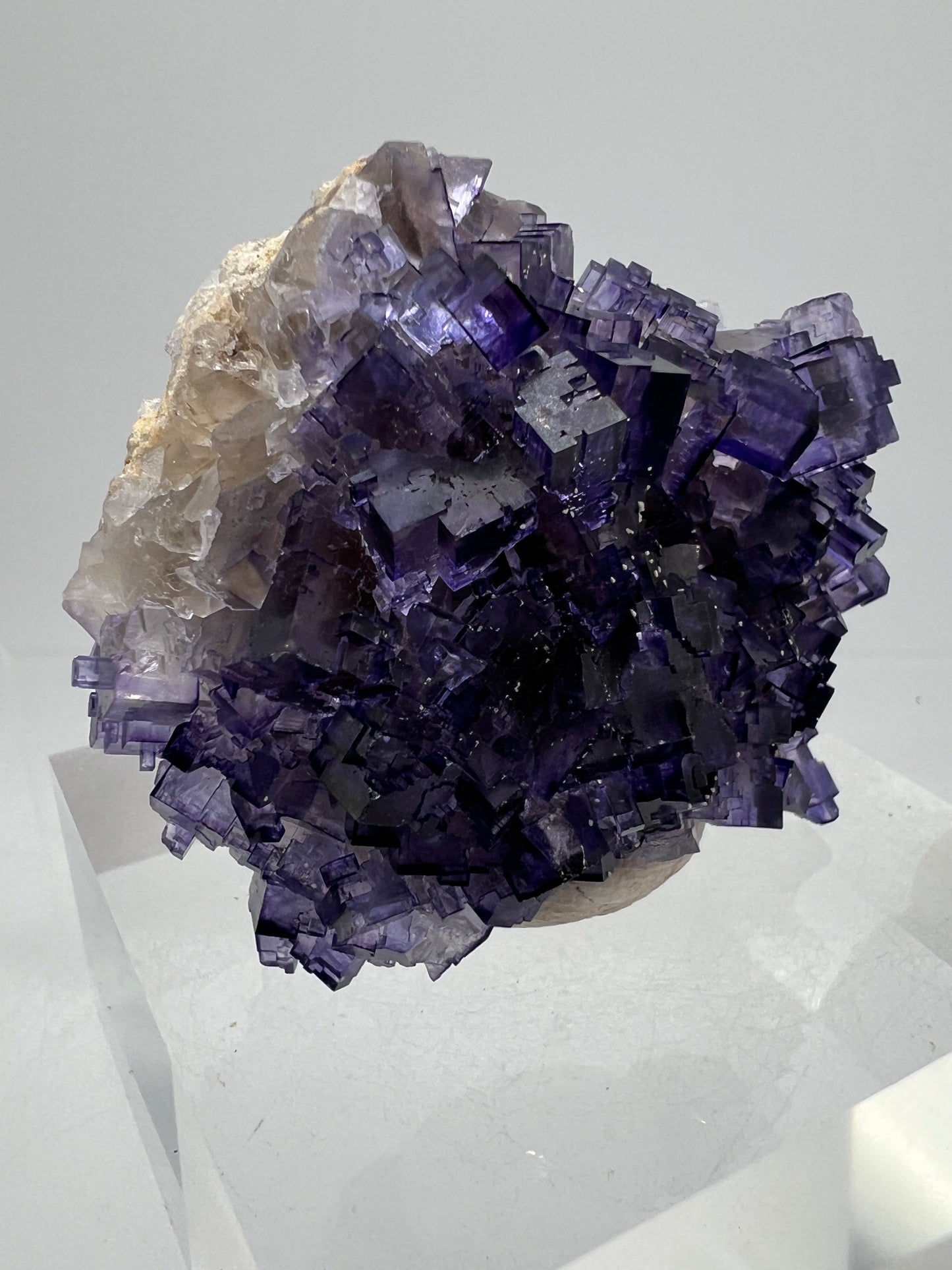 Muzquiz Purple Fluorite Specimen. High Quality Mexican Fluorite Specimen. Gorgeous Collectible Display Crystal
