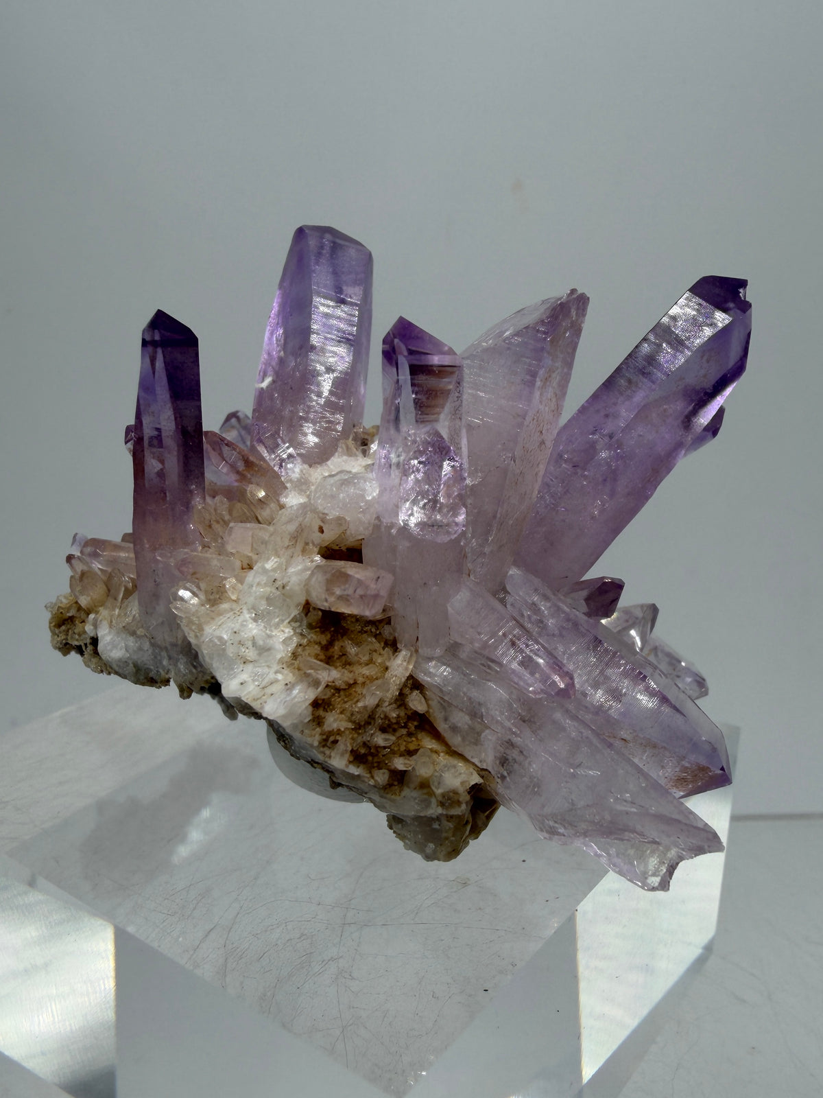 Veracruz Amethyst Display Cluster. Beautiful Dark Purple Specimen. World Famous Rare Amethyst