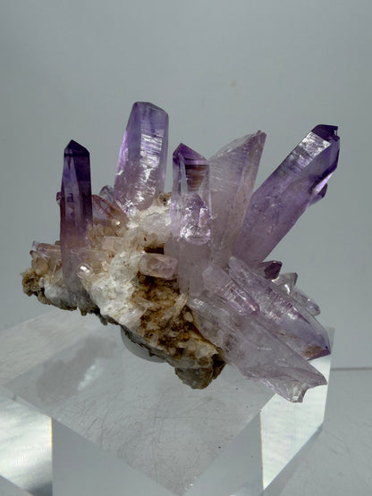Veracruz Amethyst Display Cluster. Beautiful Dark Purple Specimen. World Famous Rare Amethyst