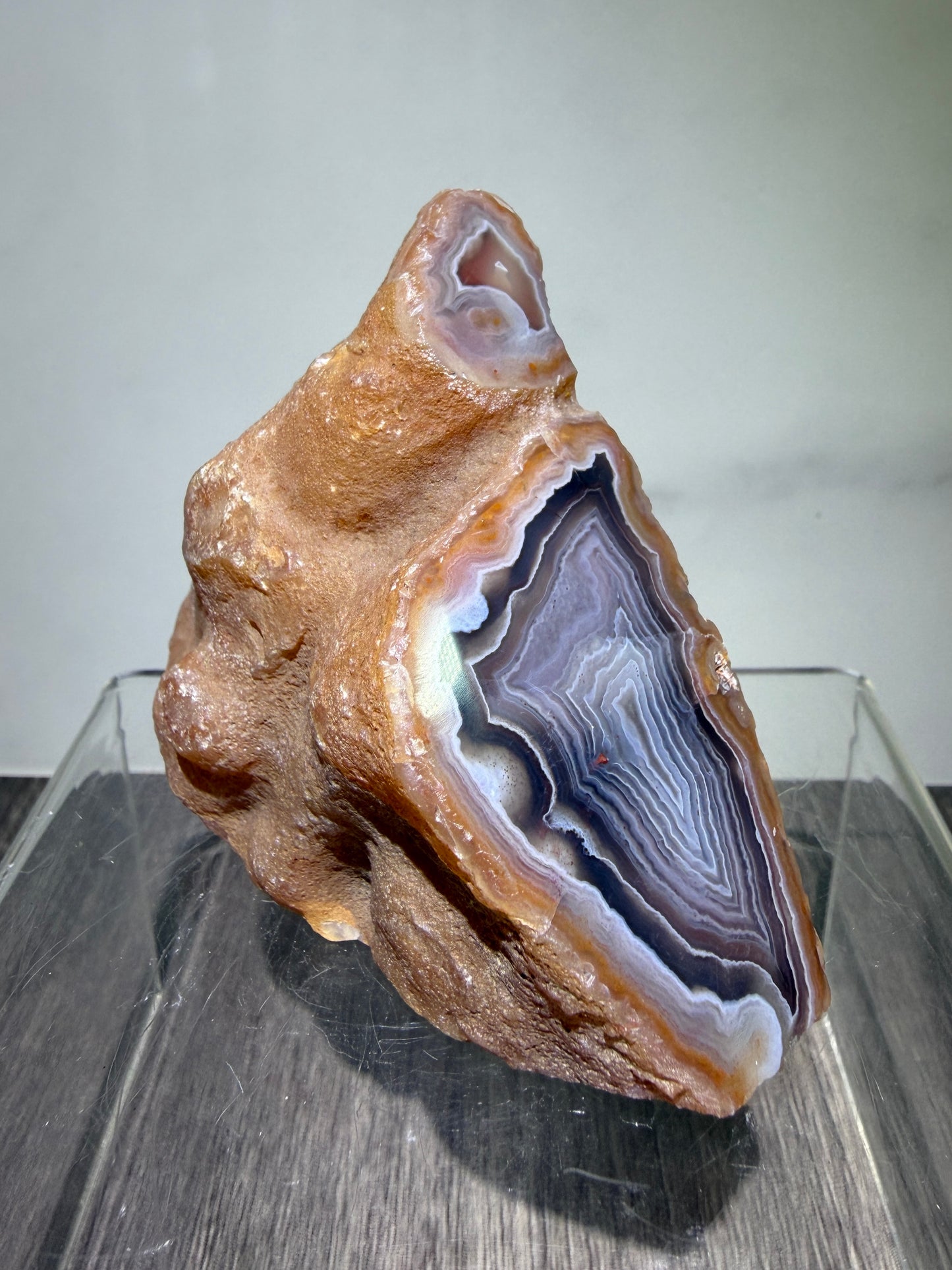 Sashe River Agate Freeform. Incredible Semi Polished Freeform From Zimbabwe. High Quality Rare Display Crystal