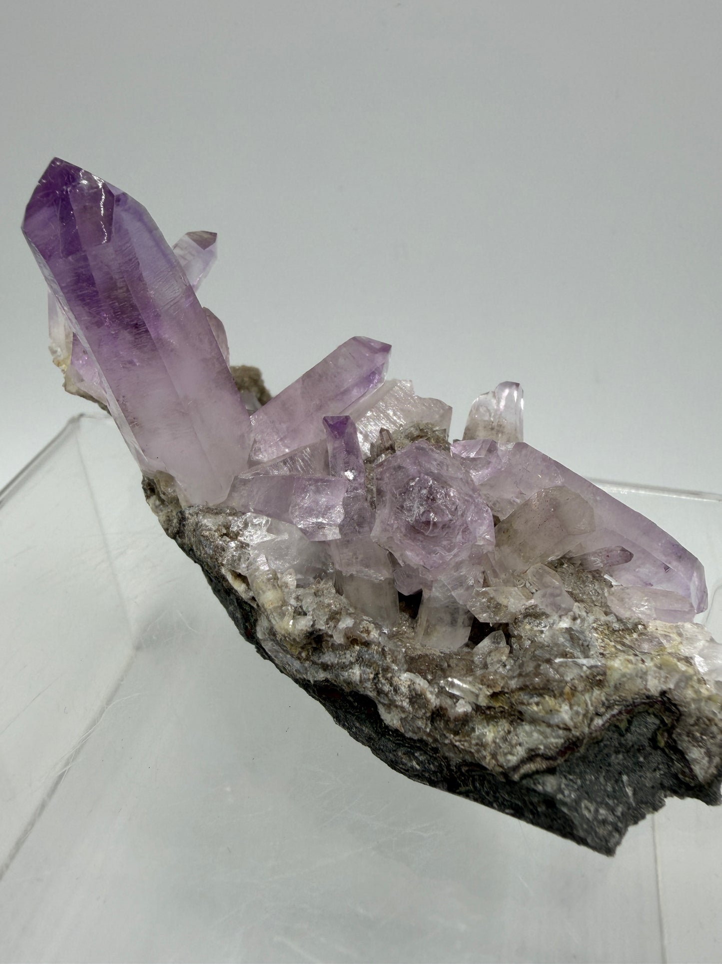 Veracruz Amethyst Display Cluster. Gorgeous Deep Purple High Quality Specimen. World Famous Rare Amethyst