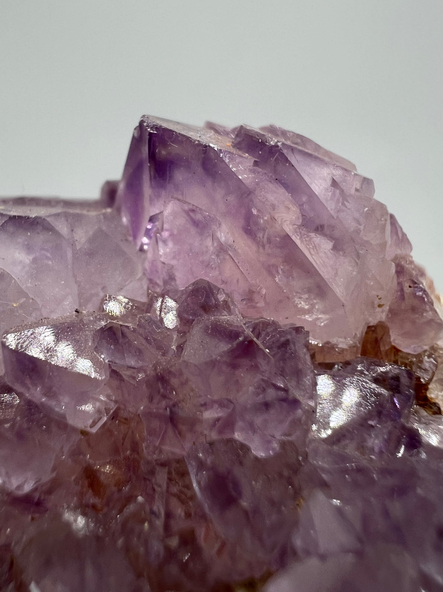 Spirit Quartz Cluster. Amazing Colors With Nice Points. Beautiful Cactus Quartz, Fairy Quartz From South Africa.