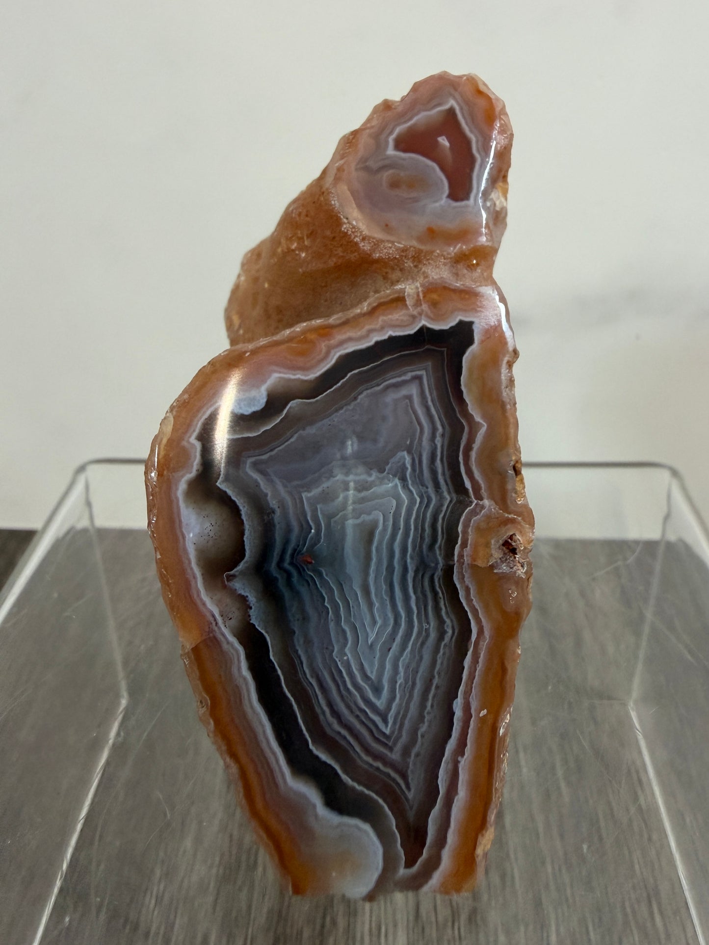 Sashe River Agate Freeform. Incredible Semi Polished Freeform From Zimbabwe. High Quality Rare Display Crystal