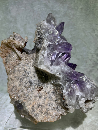 Jacaranda Amethyst Cluster. XL Amethyst Specimen From Zambia. High Quality Display Crystal.