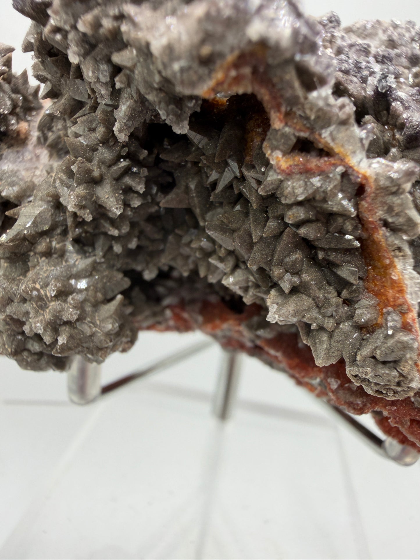 Dogtooth Calcite Specimen. Gorgeous High Quality Mineral From Mexico. Amazing Rare Colors And Clusters