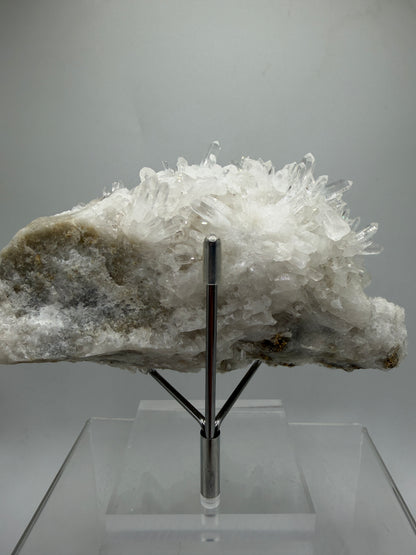 Needle Quartz Cluster. High Quality Large Clear Quartz Specimen. Gorgeous Very Fine Quartz Points.