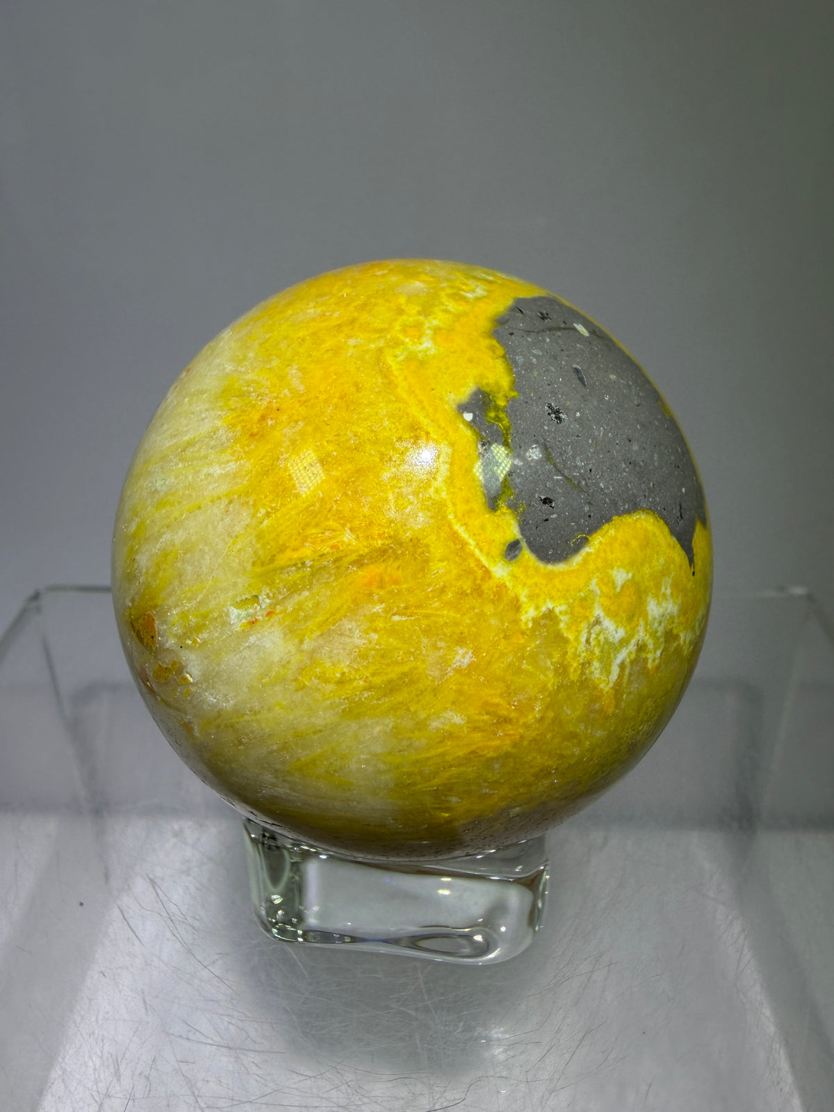 Bumble Bee Jasper Sphere. 50mm. Beautiful Colors And Patterns. Amazing Rare Crystal.