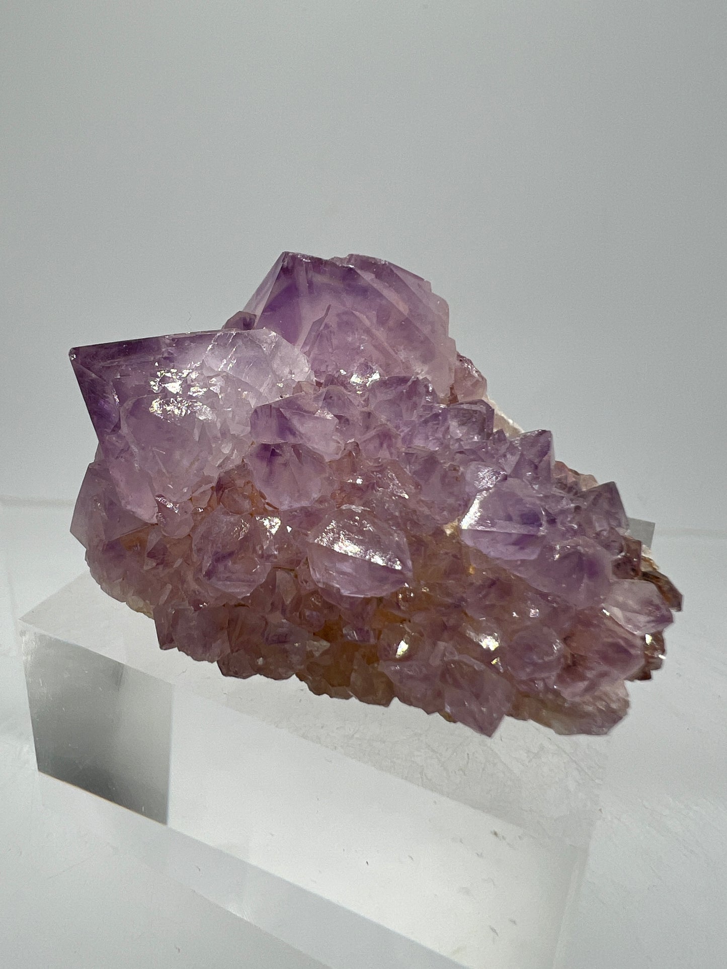 Spirit Quartz Cluster. Amazing Colors With Nice Points. Beautiful Cactus Quartz, Fairy Quartz From South Africa.