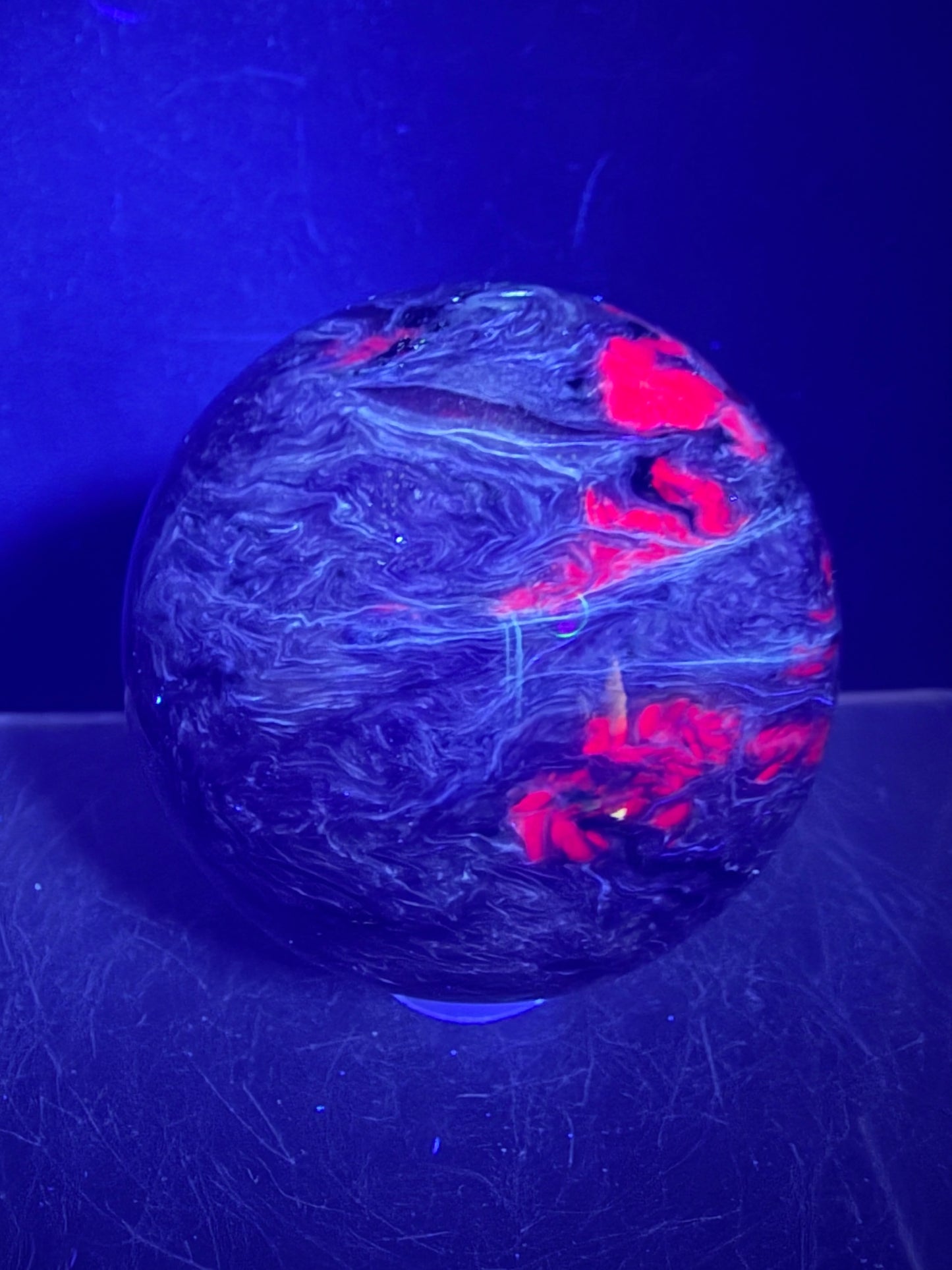 Charoite Crystal Sphere. 50mm. High Quality Beautiful Crystal. Amazing Patterns And Flash. Stunning Rare Crystal
