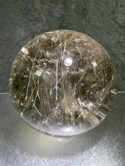 Rutile Quartz Sphere. 56mm. High Quality Golden Rutilated Quartz. Gorgeous Display Sphere