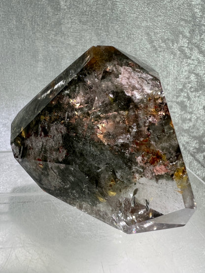 Garden Quartz Polished Freeform. Beautiful Four Seasons Landscape. High Quality Crystal. Very Full And Colorful.