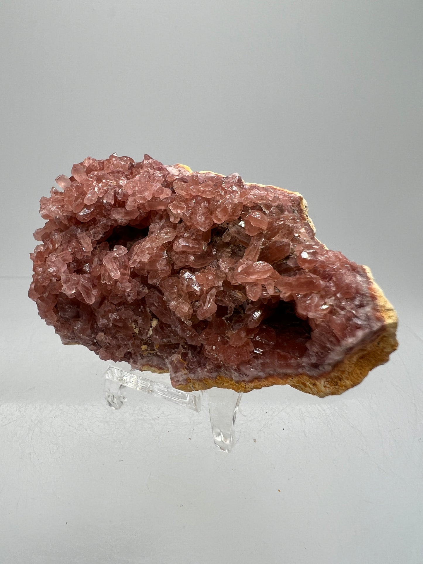 Pink Amethyst Geode. Stunning Druzy Amethyst Geode From Argentina. Rare High Quality Mineral Specimen