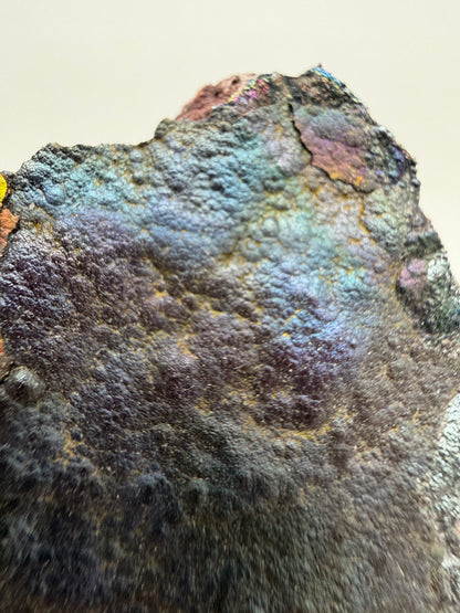 Turgite From Chihuahua, Mexico. Stunning Iridescent Rainbow Flash. Amazing Hematite Goethite Mineral Specimen.