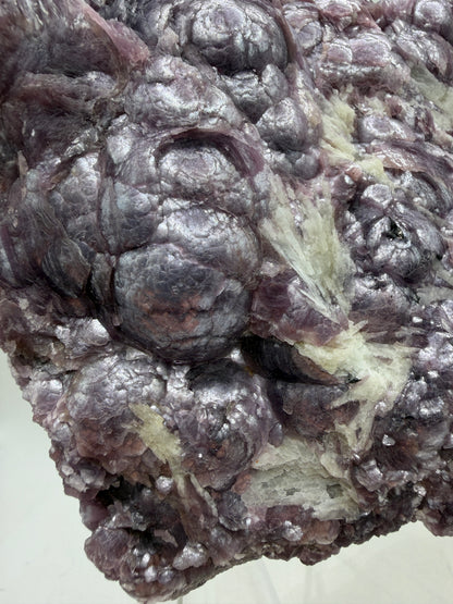 Botryoidal Lepidolite Specimen. Large Very Rare Mineral Cluster From Brazil. Lots Of Flash And Crystallization. Beautiful Color Contrasts.
