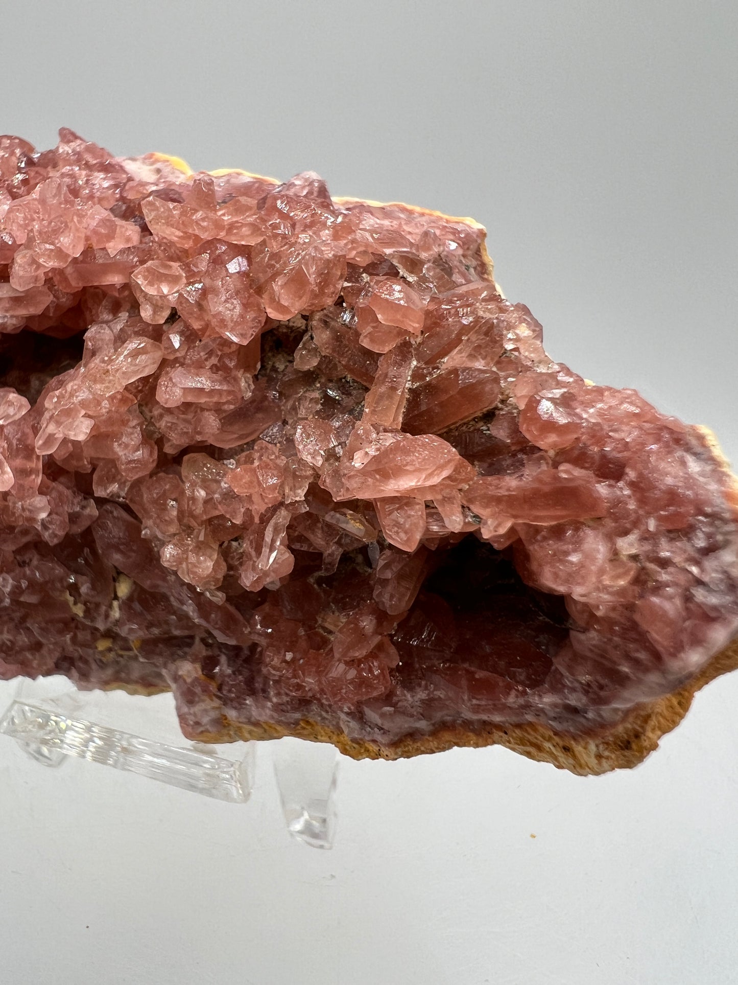 Pink Amethyst Geode. Stunning Druzy Amethyst Geode From Argentina. Rare High Quality Mineral Specimen