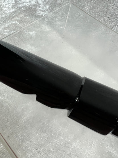 Black Obsidian Dagger Carving. 9 Inches Long. Amazing Crystal Display Carving.