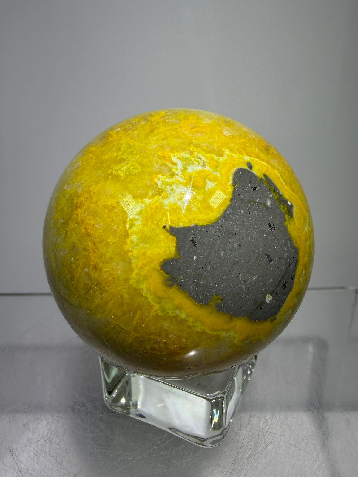 Bumble Bee Jasper Sphere. 50mm. Beautiful Colors And Patterns. Amazing Rare Crystal.