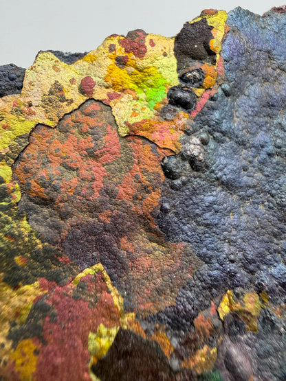 Turgite From Chihuahua, Mexico. Stunning Iridescent Rainbow Flash. Amazing Hematite Goethite Mineral Specimen.