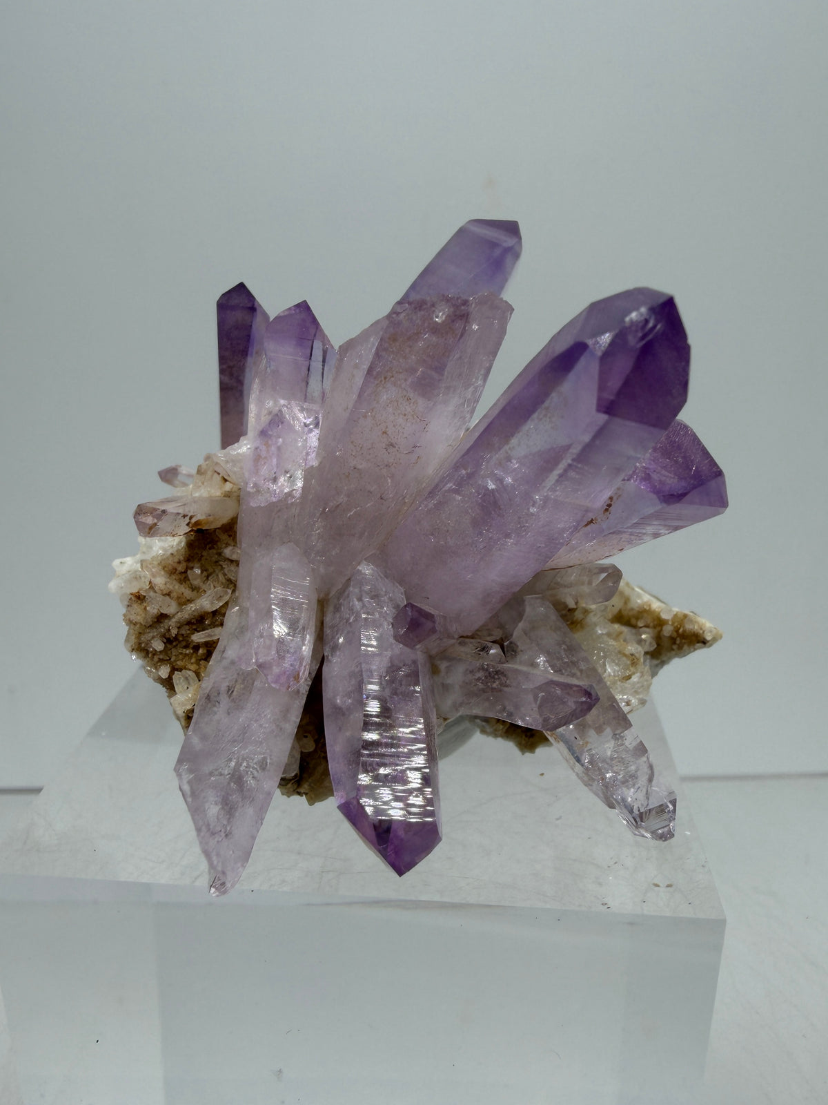 Veracruz Amethyst Display Cluster. Beautiful Dark Purple Specimen. World Famous Rare Amethyst