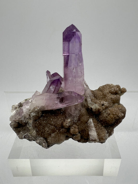 Veracruz Amethyst Display Cluster. Gorgeous Deep Purple High Quality Specimen. World Famous Rare Amethyst