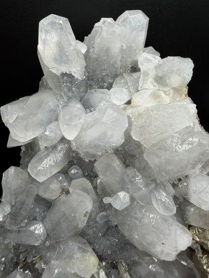 Pyrite And Mangano Calcite Display Specimen. Large High Quality Pyrite And UV Reactive Calcite From Peru. Amazing Rare Multi Mineral Specimen.