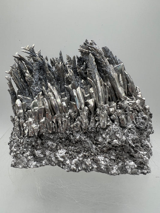 Magnesium Raw Specimen. Very Cool And Unique Cluster. Beautiful Flashy Display Crystal