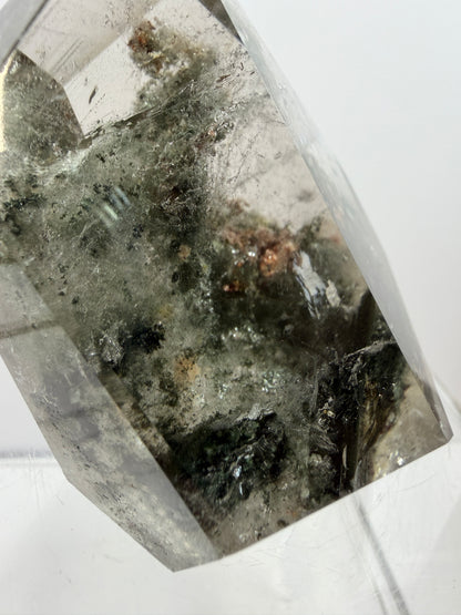 Garden Quartz Polished Freeform. Beautiful Four Seasons Landscape. High Quality Crystal. Very Full And Colorful.