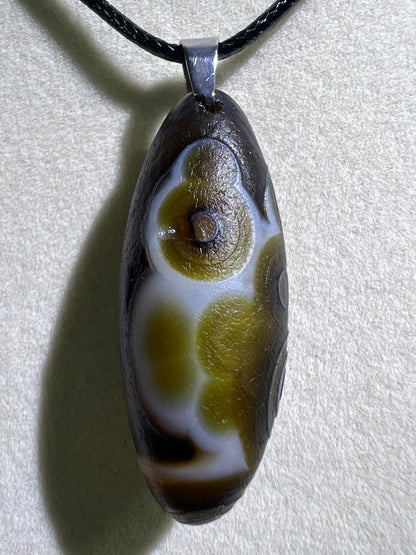 Gobi Agate Pendant. Colorful Gobi Desert Agate. World Famous Rare Botryoidal Chalcedony. Very Unique Crystal Necklace!