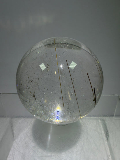 Rutile Quartz Sphere. 55mm. High Quality Golden Rutilated Quartz. Stunning Display Sphere